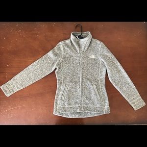 The North Face full zip up sweater